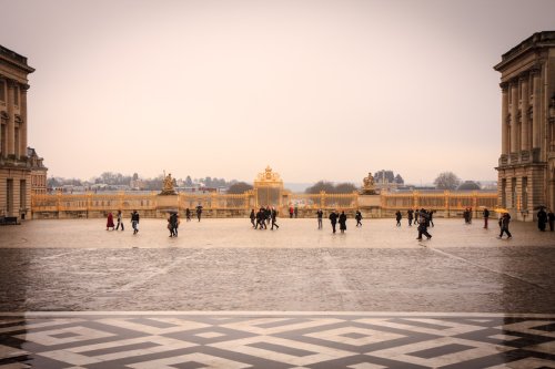 Outside Versailles